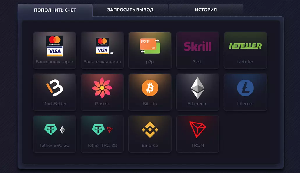 Платежные методы Vavada Casino